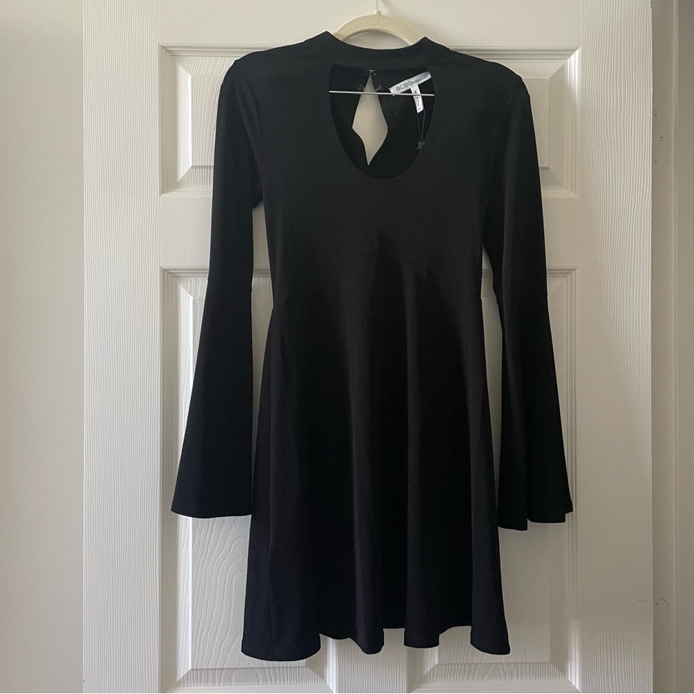 *SOLD* NEW BCBGeneration a-line mini black dress XXS